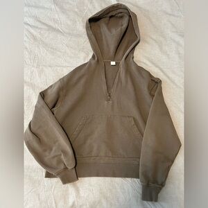KOTN HOODIE unisex greenish brown